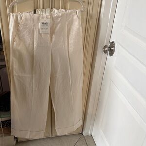 Peserico Cream Women's Trousers